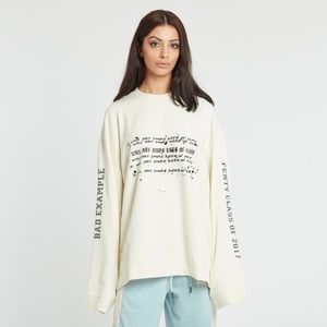 NWOT Fenty by Rihanna x Puma Long Sleeve Sweater